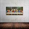 Quadro Santa Ceia Impressão em Canvas Fine Art Cod 7046 - 6