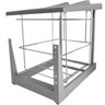 Suporte com Lixeiras Dupla Deslizante Plásticas 20l Cozinha - 4