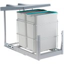 Ver imagem 2 de Suporte com Lixeiras Dupla Deslizante Plásticas 20l Cozinha