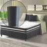 Kit 7 Pés para Cama Box Casal Pezinhos 6cm Preto em Madeira - 2