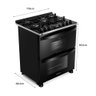 Fogão Brastemp 5 Bocas Duplo Forno com Air Fryer Bfd5lae - 3