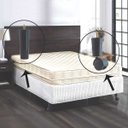 Ver imagem 4 de Kit de 5 Pés para Móveis Cama Box Casal Pé Palito 2 Rodízio Tabaco