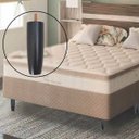 Ver imagem 7 de Kit 6 Pés de Madeira para Camas Box Solteiro Pé de Cama 13cm Preto Pés para Móveis