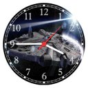 Ver imagem 1 de Relógio De Parede Cinema Star Wars Nave Millennium Falcon Filmes Decorar