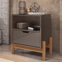 Ver imagem 1 de Mesa de Cabeceira Mistral Cinza