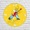 Relógio De Parede Homer Simpsons Guitarra Desenho Salas Quartos - 2