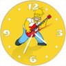 Relógio De Parede Homer Simpsons Guitarra Desenho Salas Quartos - 1