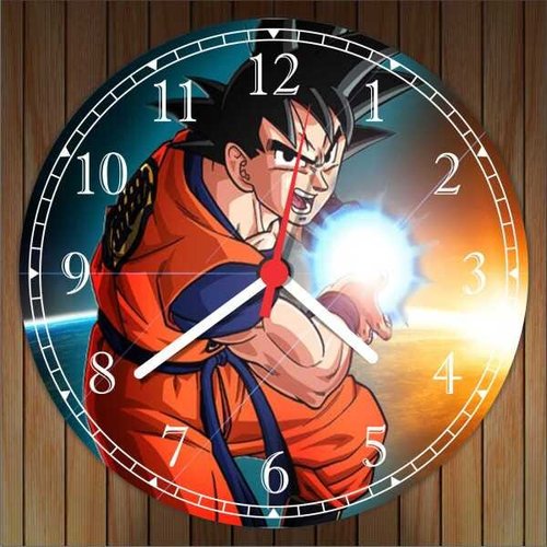 Relógio De Parede Desenho Dragon Ball Goku em Promoção na Americanas