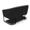 Ver imagem 5 de Sofá Namoradeira e 2 Poltronas Base Industrial Preto Stella Sued Preto D03 - D'Rossi
