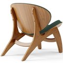 Ver imagem 5 de Kit 2 Poltronas Decorativa Orgânica Sala Living Kadosh L02 Suede Verde Musgo