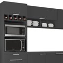 Ver imagem 5 de Armário de Cozinha CP05 para Pia 180cm Pérola Z34 Preto - Mpozenato