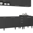 Ver imagem 6 de Armário de Cozinha CP05 para Pia 180cm Pérola Z34 Preto - Mpozenato