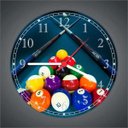 Ver imagem 2 de Relógio De Parede Sinuca Bilhar Sala De Jogos Quartz Decorar