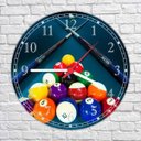 Ver imagem 4 de Relógio De Parede Sinuca Bilhar Sala De Jogos Quartz Decorar