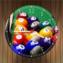 Ver imagem 4 de Relógio De Parede Sinuca Bilhar Sala De Jogos Quartz Decorações