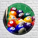 Ver imagem 3 de Relógio De Parede Sinuca Bilhar Sala De Jogos Quartz Decorações