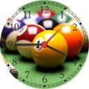Ver imagem 1 de Relógio De Parede Sinuca Bilhar Sala De Jogos Quartz Decorar Interiores