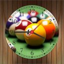 Ver imagem 3 de Relógio De Parede Sinuca Bilhar Sala De Jogos Quartz Decorar Interiores
