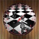 Ver imagem 2 de Relógio De Parede Xadrez Salas De Jogos Decorações Interiores
