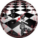 Ver imagem 1 de Relógio De Parede Xadrez Salas De Jogos Decorações Interiores