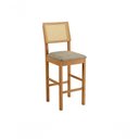 Ver imagem 6 de Kit Mesa e Cadeiras Simpatia Bistrô 4 Lugares Redonda MDF Amadeirado JCM Movelaria 72cm