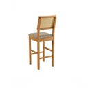 Ver imagem 4 de Kit Mesa e Cadeiras Simpatia Bistrô 4 Lugares Redonda MDF Amadeirado JCM Movelaria 72cm