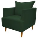 Ver imagem 3 de Kit 2 Poltronas Decorativa para Sala Recepção Escritório Consultório Reforçada Eliza Tecido Suede