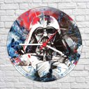 Ver imagem 3 de Relógio De Parede Cinema Star Wars Darth Vader Filmes Séries Quartz