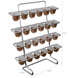 Porta Cápsulas Suporte para Cápsulas de Café Organizador Nespresso - 6