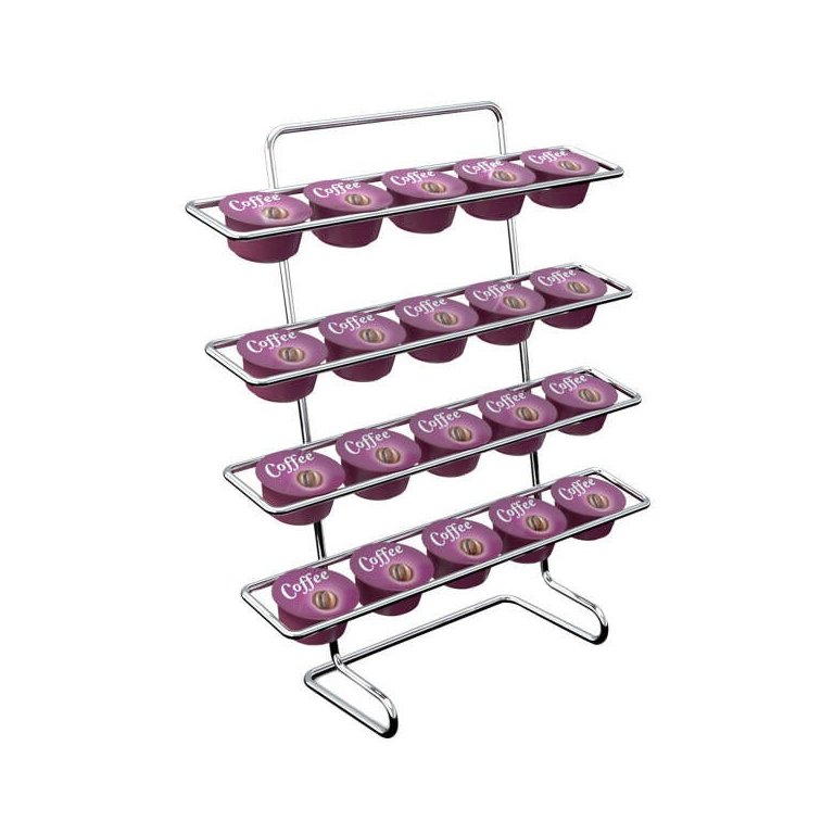 Porta Cápsulas Suporte para Cápsulas de Café Organizador Três Corações