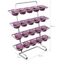 Porta Cápsulas Suporte para Cápsulas de Café Organizador Três Corações - 8