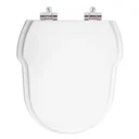 Ver imagem 1 de Assento Sanitário Poliester com Amortecedor Hampton Branco para Vaso Incepa