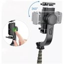 Ver imagem 2 de Gimbal Estabilizador Automático para Celular - Suporte 360º, Gravação Estável, Controle Inteligente