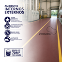 Ver imagem 2 de Tinta Acrílica Premium Piso Fosca Cor Vermelho 3,6L Antimofo Baixo Odor Durín
