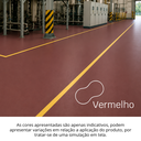 Ver imagem 3 de Tinta Acrílica Premium Piso Fosca Cor Vermelho 3,6L Antimofo Baixo Odor Durín