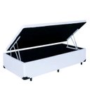 Ver imagem 2 de Cama Box Baú Solteiro Dreams Sintético Branco + Colchão Solteiro Dreams Espuma D33 com Eps 14x88x188