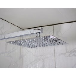 Kit Ducha Chuveiro Slim Inox 304 20x20 + Braço 40cm Es125 Luuk Young - 3