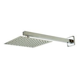 Kit Ducha Chuveiro Slim Inox 304 20x20 + Braço 40cm Es125 Luuk Young - 1
