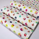 Ver imagem 1 de Papel de Parede Adesivo Colorido 5 Metros Bolinhas Quarto Infantil Confeitaria Brinquedoteca Rolo Co