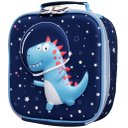 Ver imagem 6 de Mochila Infantil De Rodinha Escolar Menino Dinossauro Astronauta AstroDino Carrinho Pequena Costas -