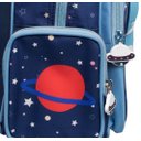 Ver imagem 2 de Mochila Infantil De Rodinha Escolar Menino Dinossauro Astronauta AstroDino Carrinho Pequena Costas -
