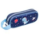 Ver imagem 5 de Mochila Infantil De Rodinha Escolar Menino Dinossauro Astronauta AstroDino Carrinho Pequena Costas -