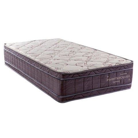 Colchão Solteiro Molas Kappesberg Inverno/verão 88x188x34