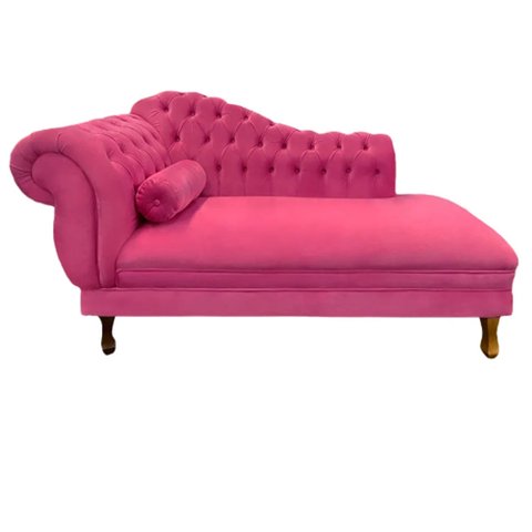 Recamier Barcelona 1,00 Suede Rosa Pink - Dominic Decor