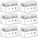 Ver imagem 1 de 6 Suportes Para Sachês Aço Inox Porta Saches Açúcar Adoçante