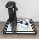 Ver imagem 2 de Bandeja De Vidro Para Banheiro Espelhada Para Decoração Casa