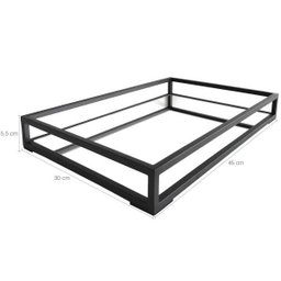 Bandeja De Vidro Para Banheiro Espelhada Para Decoração Casa - 3