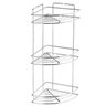Porta Shampoo Suporte Triplo Cantoneira Inox para Banheiro - 1