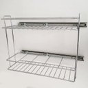 Ver imagem 5 de Porta Temperos Deslizante Aramado de Cozinha Latas Garrafas