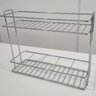 Porta Temperos Deslizante Aramado de Cozinha Latas Garrafas - 3
